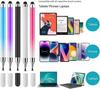 2 in 1  Stylus Pen For Tablet Mobile Android IOS Phone iPad Accessories Drawing Tablet Pens Capacitive Screen Touch Pen