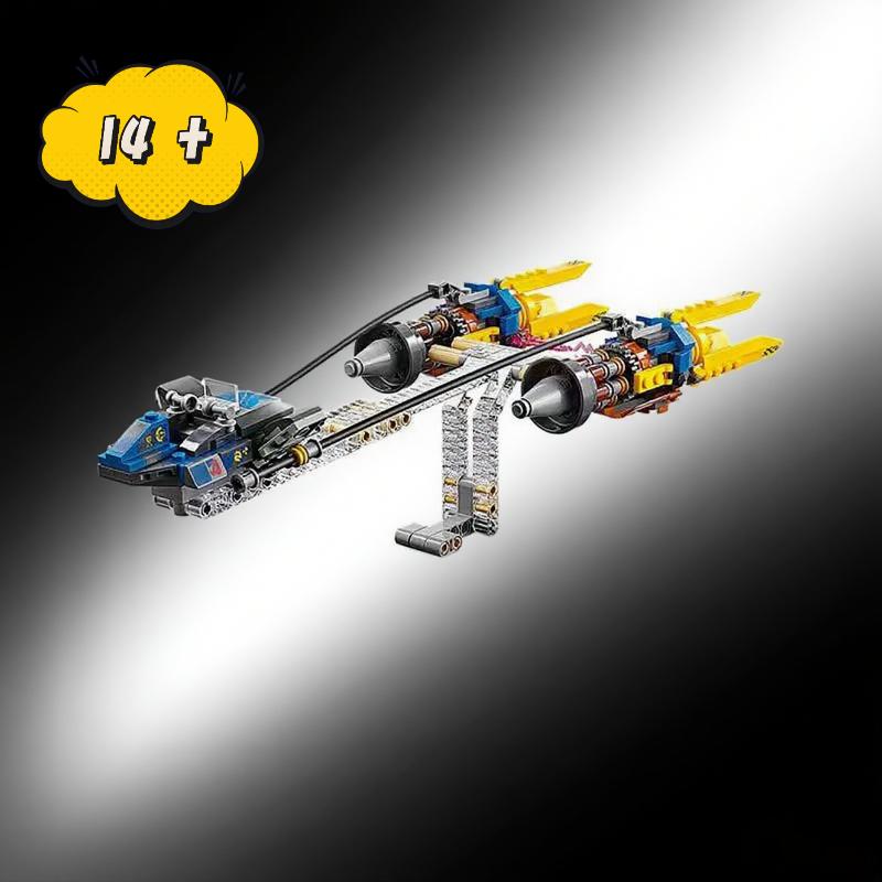 279pcs FIT 75258 Anakin's Podracer Building Blocks Assemble Model Bricks Star Battle Toys For Kid Adult Christmas Birthday Gifts