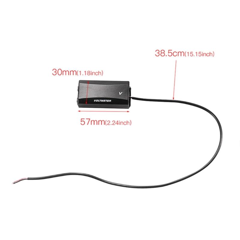 Voltage Meter Gauge DC12-80V for Golf Cart Motorcycle Scooters