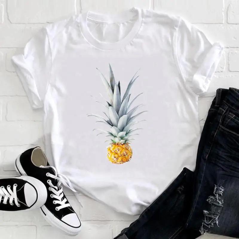 Flowers Instagram Explosion in Europe and The United States Clothing Top Shortsleeved Tshirt Oversized T Shirt Tops