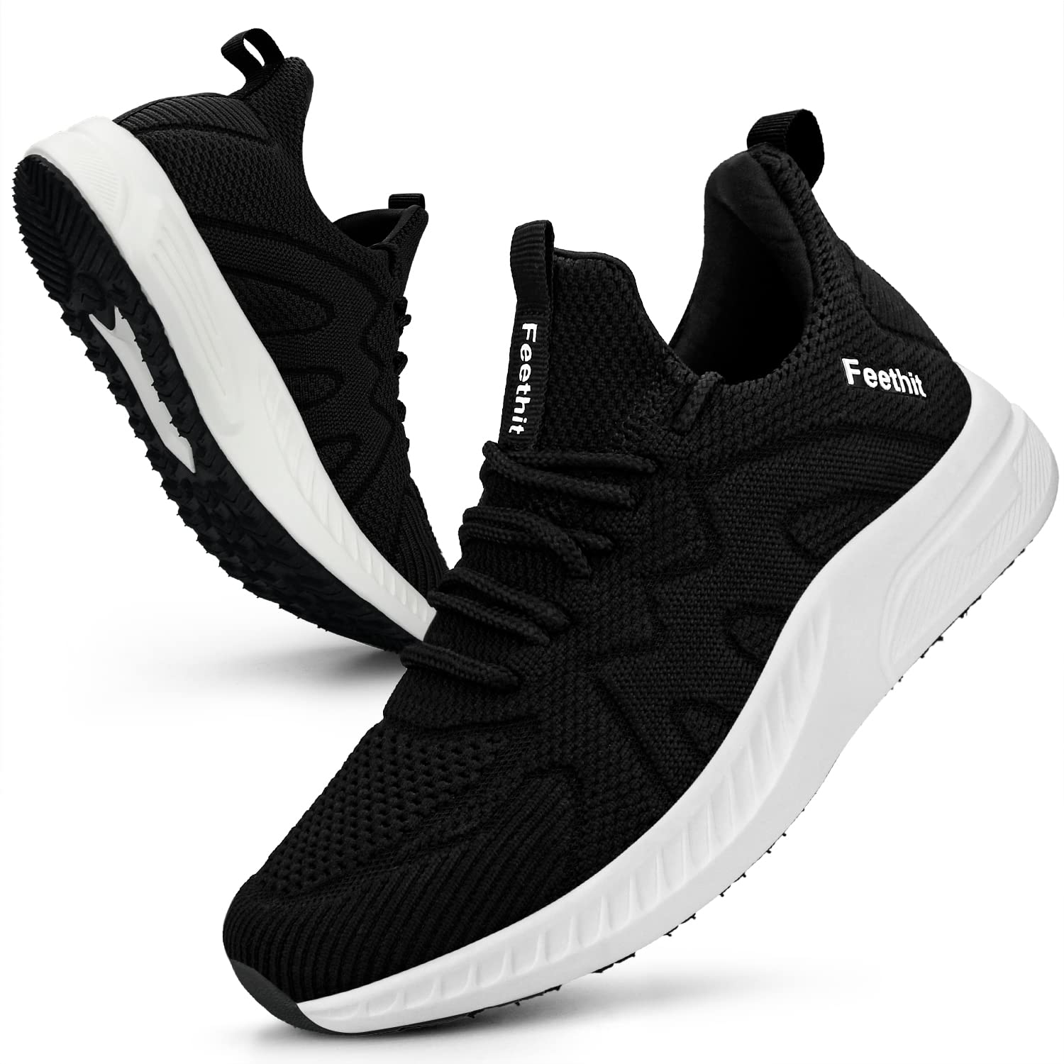 

Feethit Running Athletic Shoes for and Everyday Perfect for the and Available in Black and Size Women s Sneakers, Breathable, Lightweight, Non-Slip,