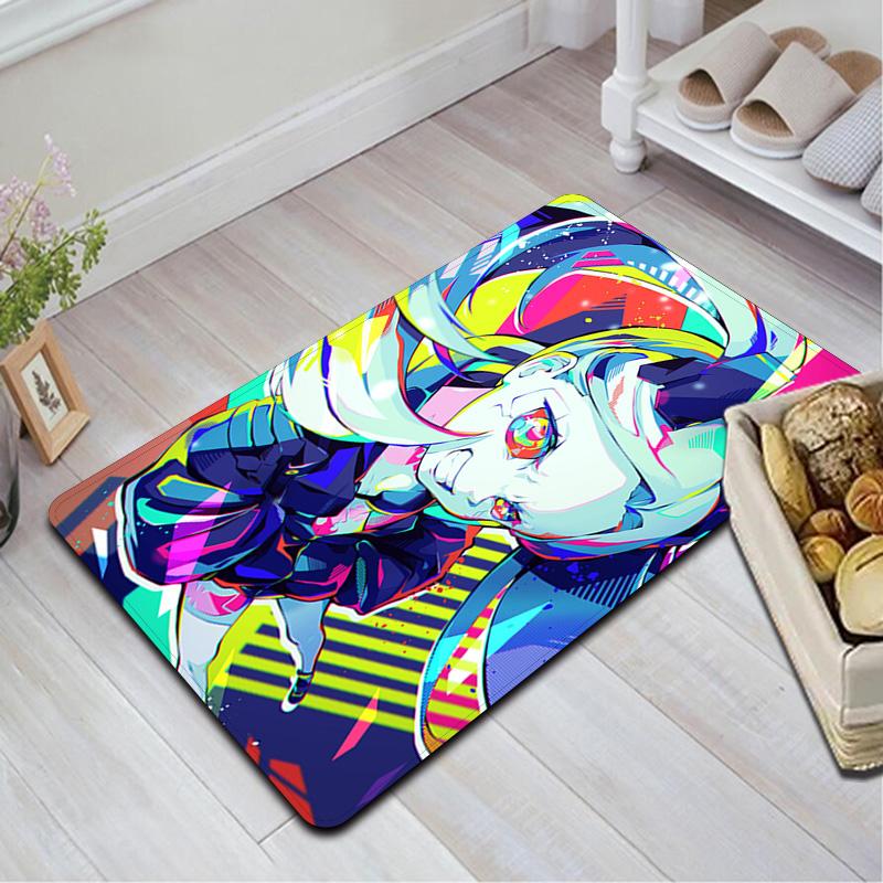 Cyberpunk Characters Rug Floor Mat for Living Room or Bedroom Soft and Comfortable Carpet a Gift for Birthday and Holiday.SFF0917467