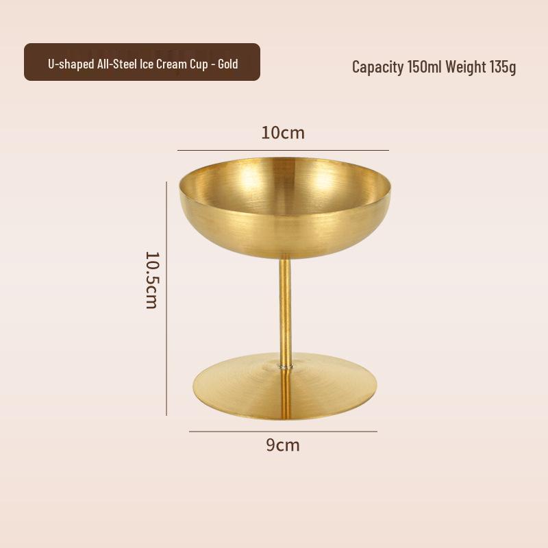 304 Stainless Steel Dessert and Snack Cup