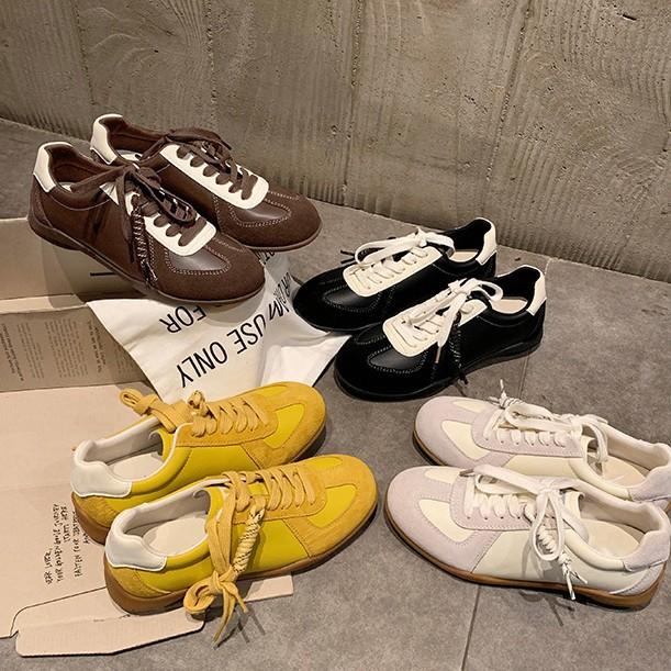 Grape Mother Autumn New Wear High-end Temperament Soft-soled Sports Shoes 2025 Fashion Retro Moral Training Shoes Versatile