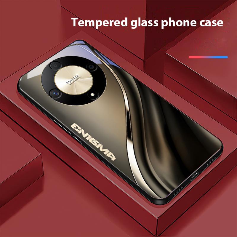 Gradient blending gray For Honor 50 70 30 90 200 X5 X5b Plus X6 X8 4G 9 X9c Smart 30 Max Magic 4 5 Pro 7 Lite glass phone case