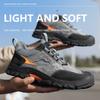 Steel Toe Men's Safety Shoes Puncture Resistant Work Shoes Men's Protective Shoes Wear-Resistant Sole Work Boots Tactical Boots