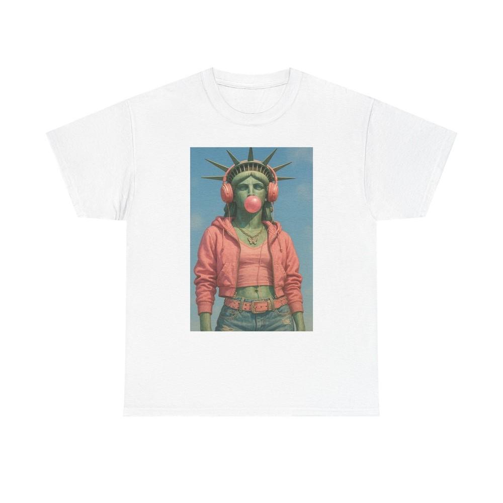 Statue Of Liberty Graphic T Shirt Funny Unisex Heavy Cotton Tee Unisex T-Shirt S