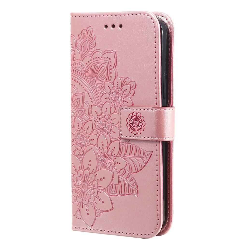For Xiaomi Poco F7 5G/Redmi Turbo 4 Pro 5G Case Floral Pattern PU Leather Wallet Stand Phone Cover