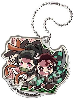 Kamado Nezuko Verformter Dämon Kimetsu no Yaiba Unity Acryl Schlüsselanhänger [Tanjiro & Kamado] Pita! Jäger