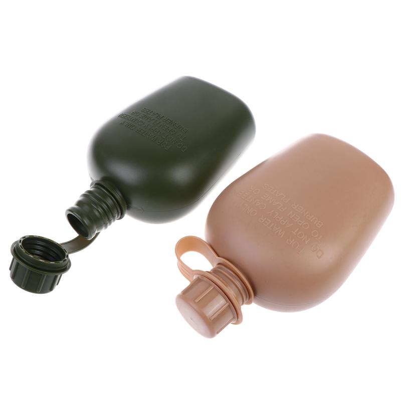 Tactical Water Bottle BPA Free Style Leakproof for Camping Trekking Survival Outdoor Activities