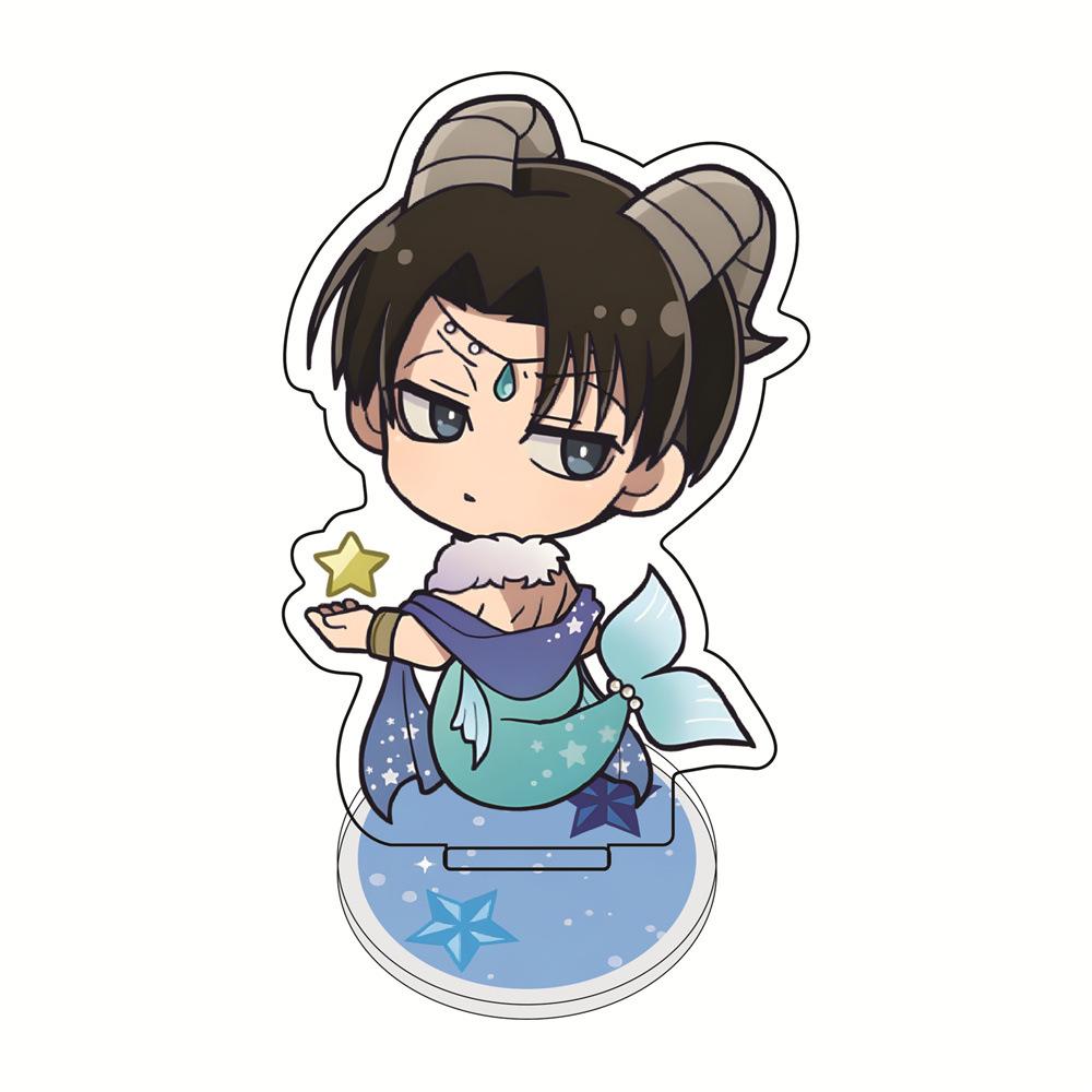 10 Cm Attack On Giant Japanese Anime Peripherals The Twelve Zodiac Signs Series Acrylic Stand Collectible Desk Ornament Gift Toy