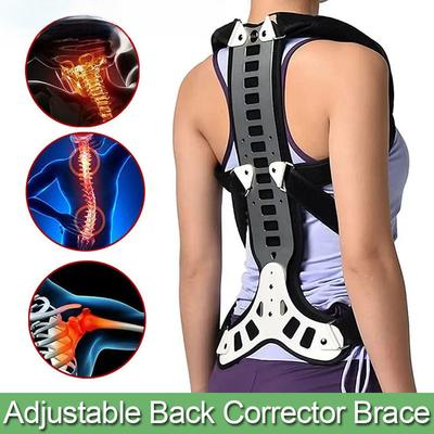 Supporto Schiena Regolabile Correttore Postura Donna Uomo Raddrizza Schiena Correzione Cifosi Supporto Colonna Vertebrale Trainer