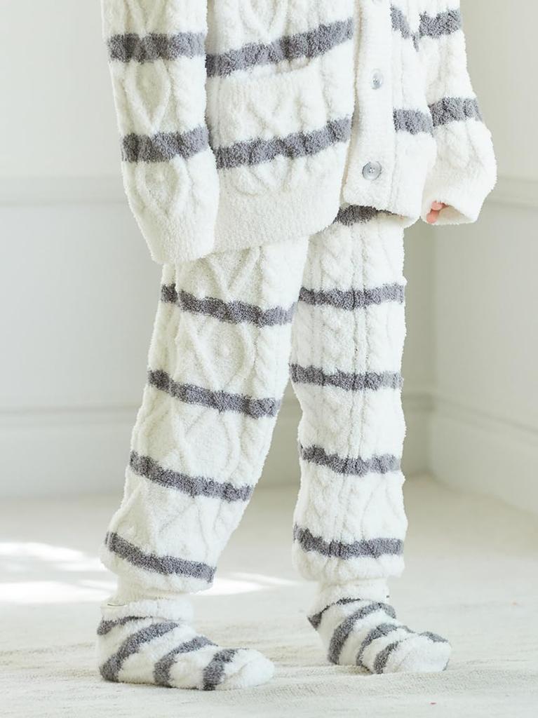 Gelato Pique Kids Baby Moco Ran Border Socks PKGS245557 IVR