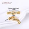 Modeschmuck Verbinder Verschlüsse Endkappen Verschluss Verschluss 18K Goldbeschichtetes Messing Karabinerverschlüsse Für DIY Perlenhalsketten Zubehör