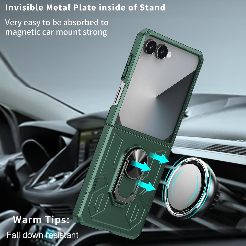 Samsung Galaxy Z Fold7/Flip7 Mech Ring 360° Stand Case