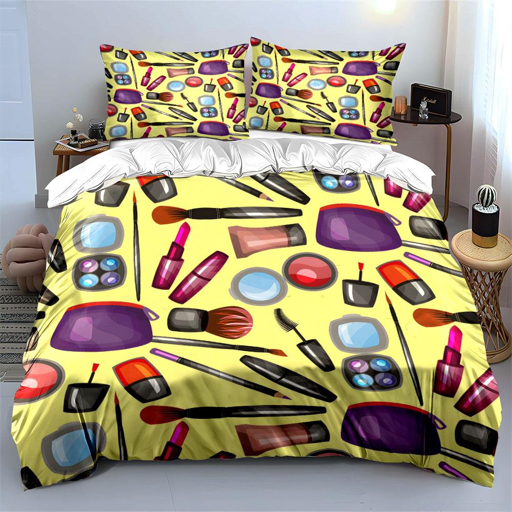 "High Heels, Bold Elegance" Bedding sets Duvet covers Pillowcases(1* Duvet Cover 2* Pillowcases without duvet insert)
