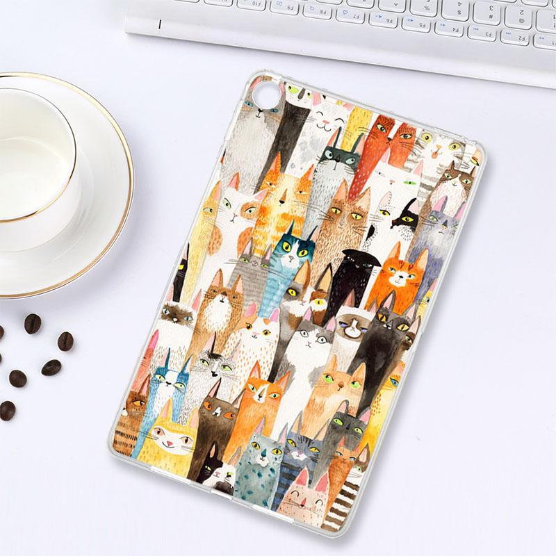 Acheter Des Produits De La Categorie Tpu Tablet Case Pour Xiaomi Mi Pad 4 Plus 4 Cat Flower Butterfly Animal Cartoon Pattern Soft Protective Shell Pour Xiaomi Mi Pad 2 1 Au