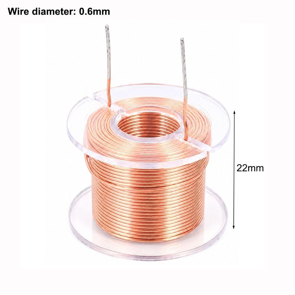 Copper Speaker Crossover Inductor Coil 0.6mm Audio Coil Durable Speaker Coil