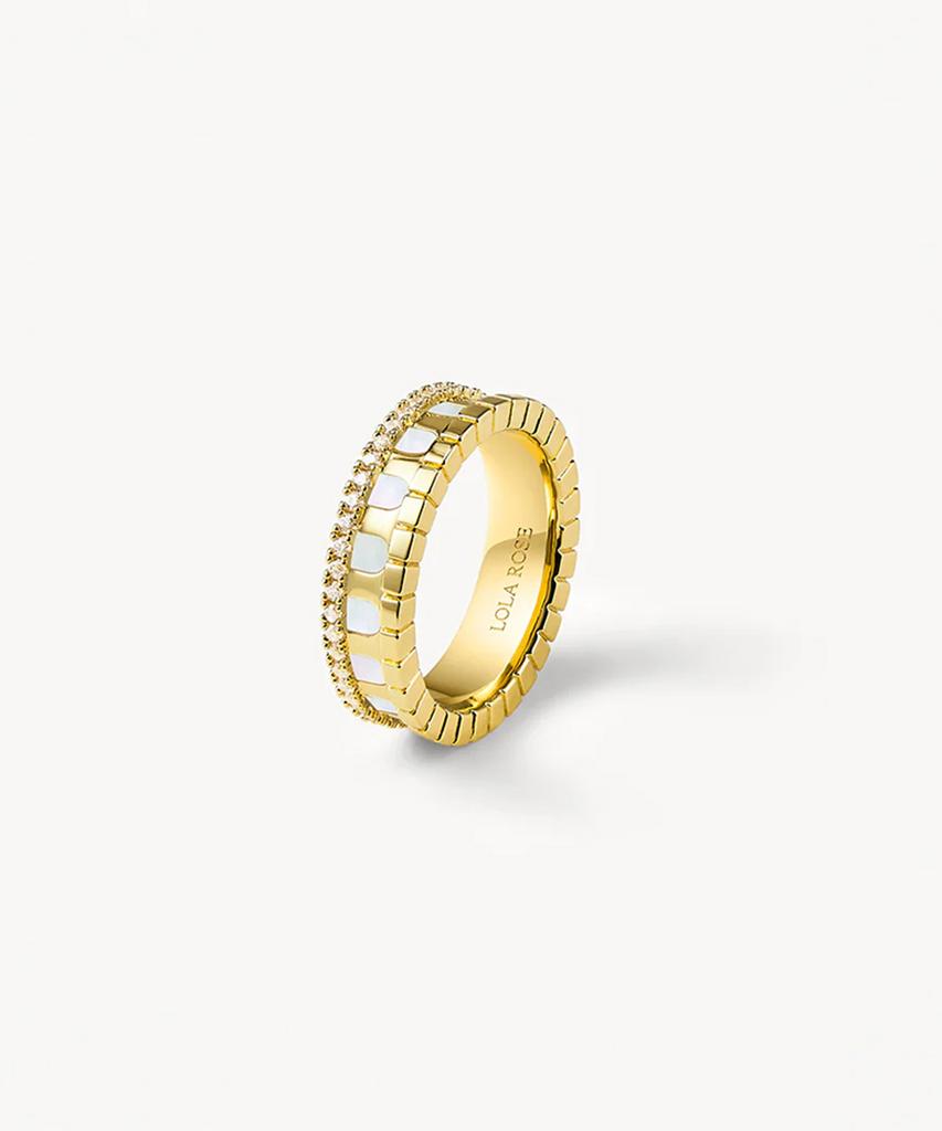 Lola Rose Arch Ring 2-Color Gemstone Ring