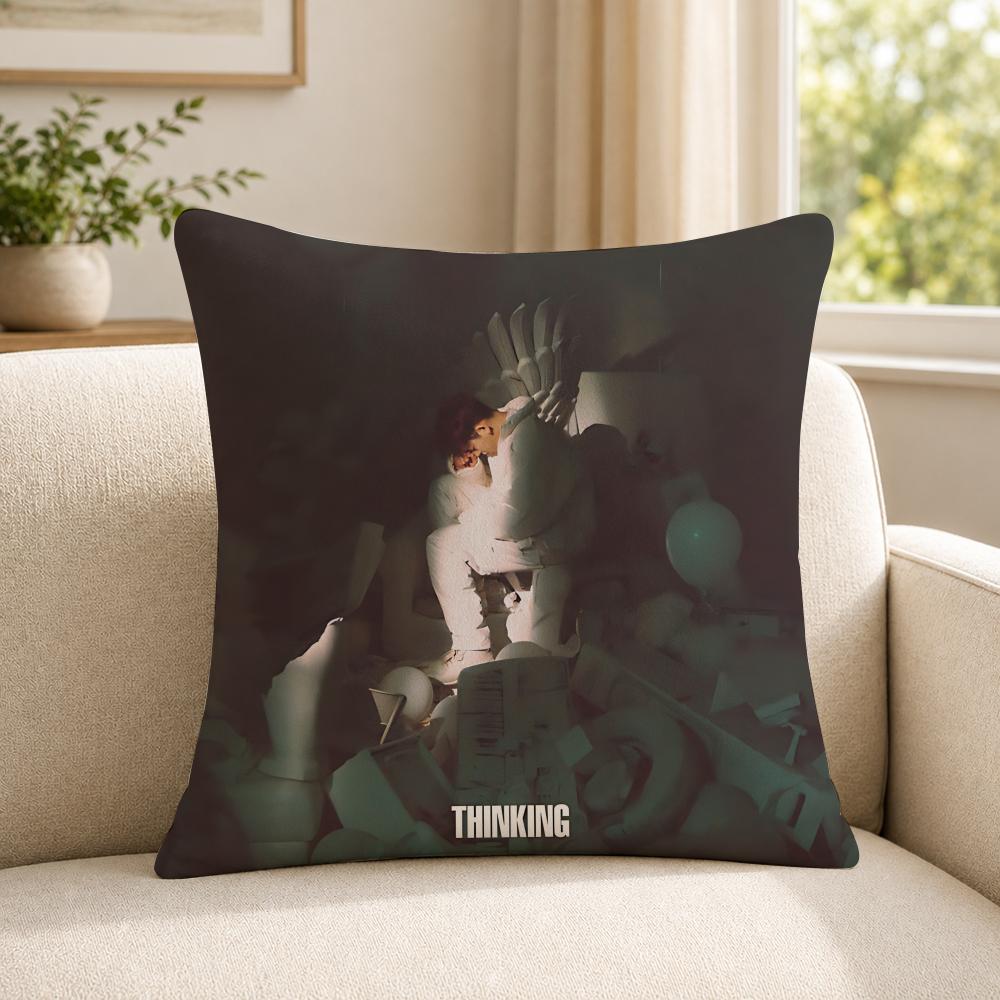 Rapper ZZICO Cushion Cover Soft Short Plush SkinFriendly Cushion Case for MultiScene Use