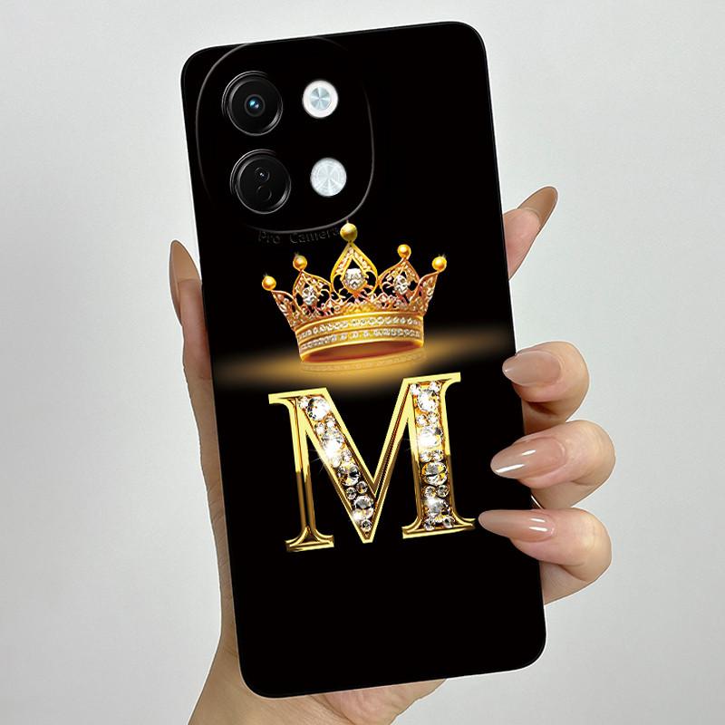 For Tecno Spark 30 5G Case KL8 Phone Cover Crown Letter Soft Silicone Funda for Techno Spark 30 5G Back Shell Spark30 5G Bumper
