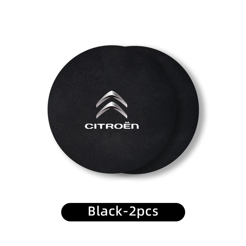 

2PCS Car Coaster Cup Holder Anti-slip Accessories For Citroen Aircross C4 C3 C5 C1 C2 Berlingo Celysee Cactus Picasso Saxo Grand чорний