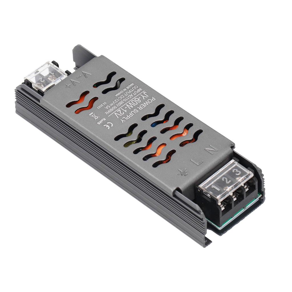 LED Netzteil Treiber DC 12V 60W Konstantspannung Transformator für Streifenlicht Engineering Projekt
