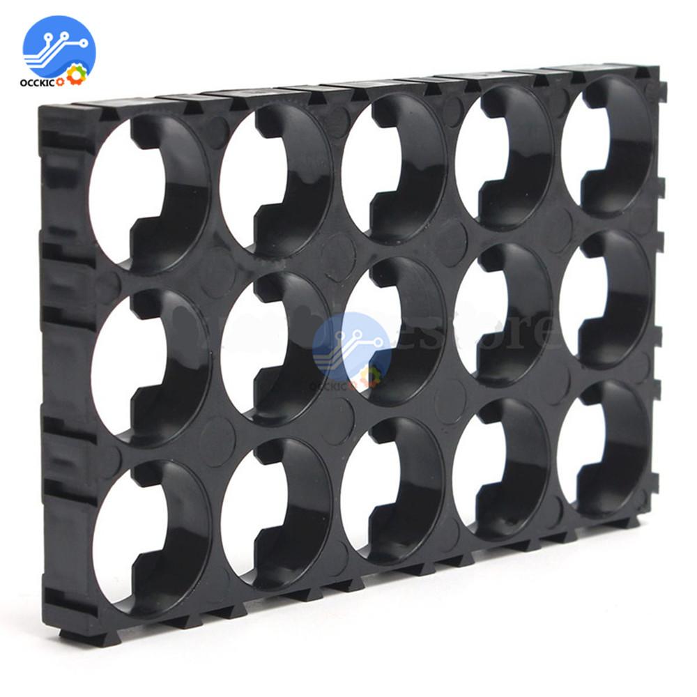10Pcs 3x5 3x6 Cell 18650 Batteries Spacer Radiating Shell Plastic Heat Stable Holder Bracket with 10m Nickel Plated Steel Strip