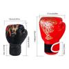 Jugend Boxhandschuhe PU-Leder Atmungsaktiv Kampf Kickboxen Trainingshandschuhe Schutzausrüstung Fitnessstudio Sport Fäustlinge 1 Paar