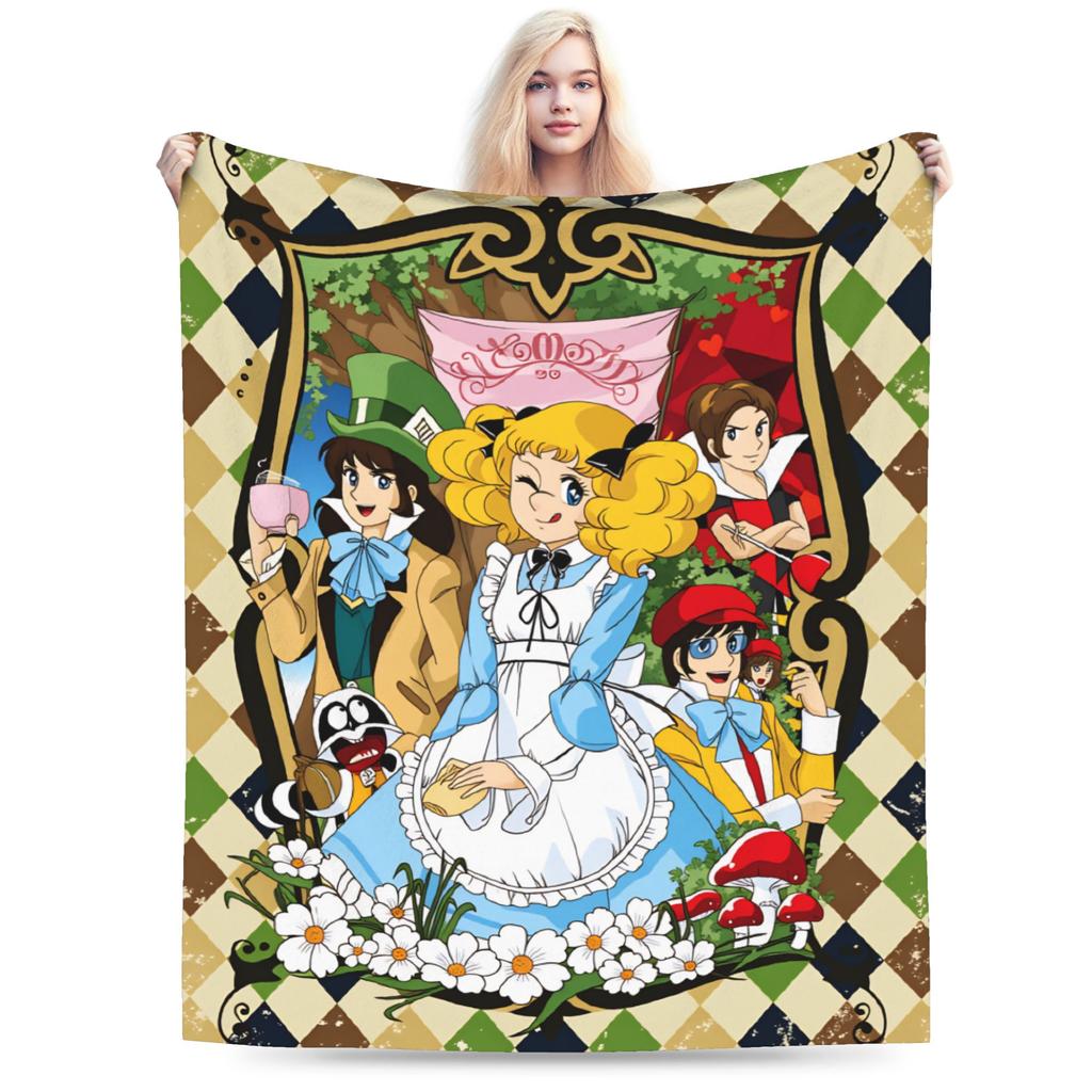 Anime Candy Candy Blanket Quality Soft Warm  Throw Blanket Winter Child Couch Bed Pattern Bedspread
