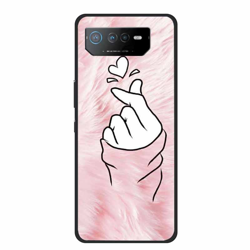Phone Case For Asus ROG Phone 6D Ultimate Back Cover Case Black TPU Silicone Soft Coque For Asus ROG Phone 6 Pro Case Phone6 Pro