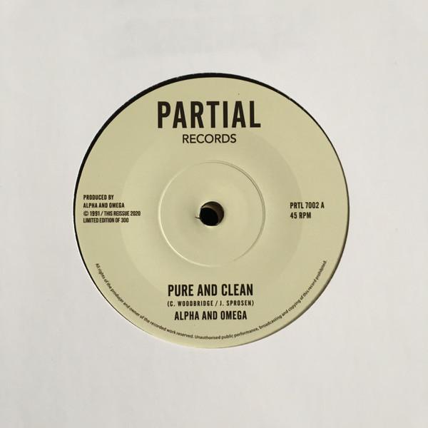 

7-дюймовая пластинка ALPHA OMEGA Pure And Clean PRTL7002 Partial Records 2020 UK Регги Ска Даб Б/у