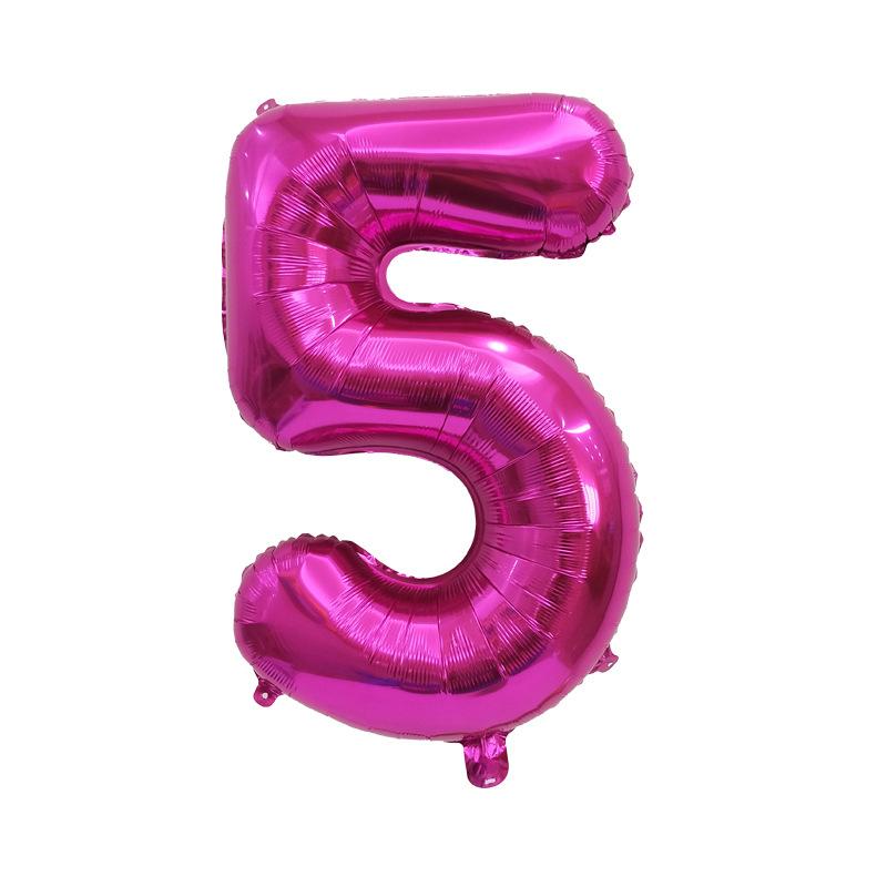 32 Inch Digital Balloon Rose Red Digital Caramel Color Medium Digital Helium Balloon Can Float