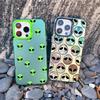 Funny Cartoon Alien Laser Phone Case for iPhone 14 11 Pro Max 16 15 Pro Max 13 12 Mini Pro Max 15 14 Plus Shockproof Cover Funda