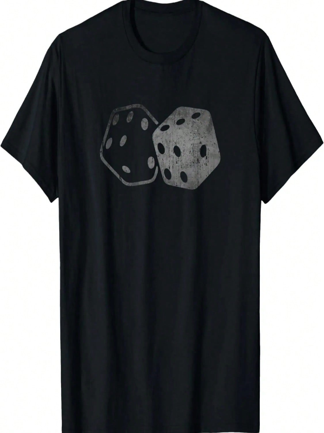 DICE Gambler Card Poker Craps Player Retro Vintage Men Women T-Shirt S разноцветный