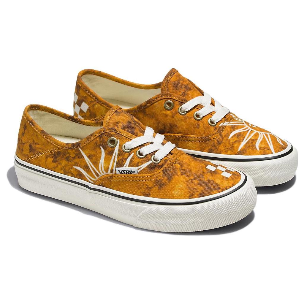 Vans Auténtico Tie-Dye VR3 SF Unisex Marrón Blanco Algodón Orgánico Poliéster Reciclado Suela de Gofrado VN0A4BX551X