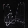 Transparent Acrylic Bike Kickstand Portable Foot Support For Mountain Road Bike Kickstand Non-Slip Bike Stand Cycling Parts