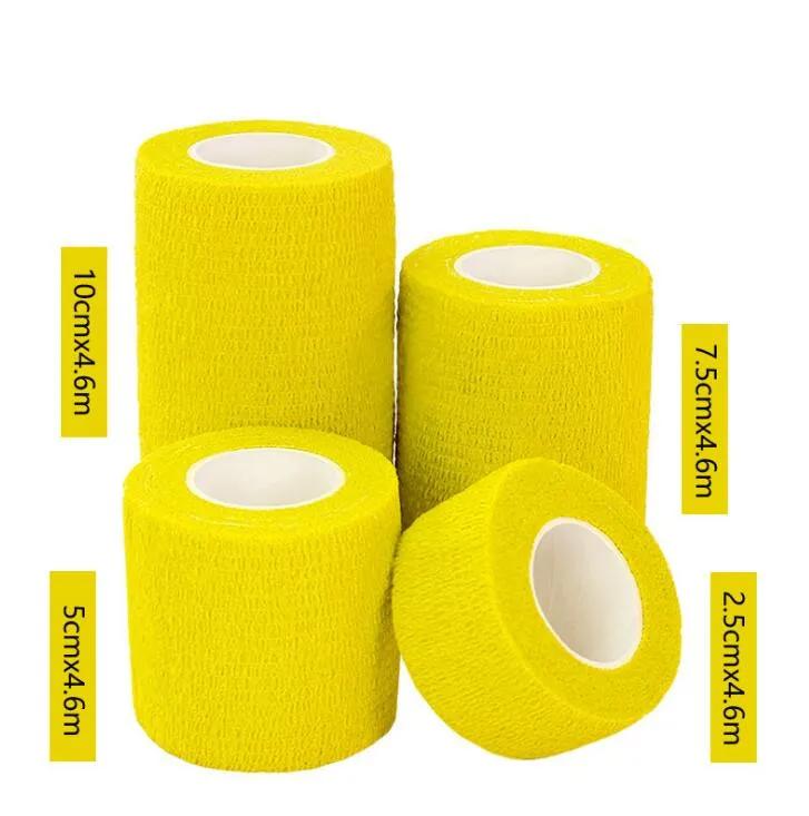 1PC Self-adhesive Elastic Bandage Elastoplast Sports Wrap Tape Sports Protector For Knee Finger Ankle Palm First Aid Kit