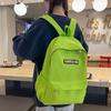 Letter Backpack Women's Lightweight Backpack Student Small Schoolbag