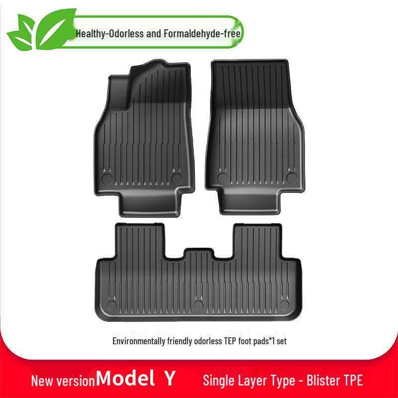 Tesla Model 3/Model Y TPE Floor Mats & Trunk Accessories for Version 25