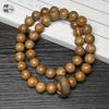 Argentina green sandalwood diy double lotus bracelet - premium wooden sandalwood prayer beads