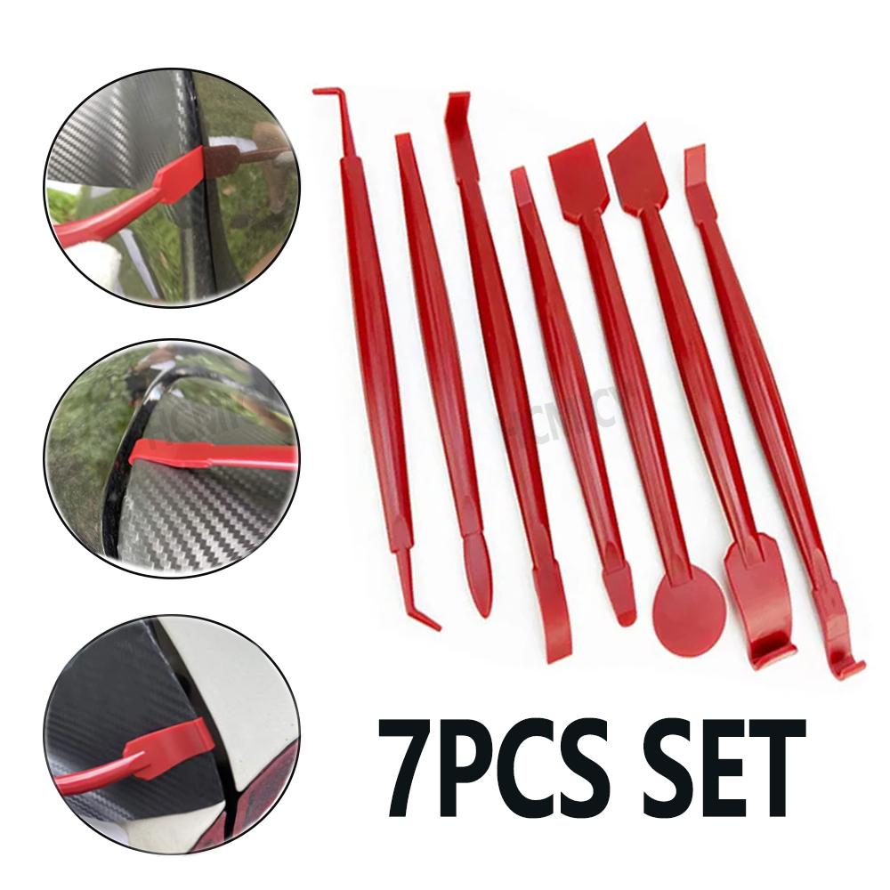 Car Window Tint Kit Felt Edge Squeegee Vinyl Wrap Tools for Car Paint Protection Film Wrap Edge Trimming Squeegee Utility Tool