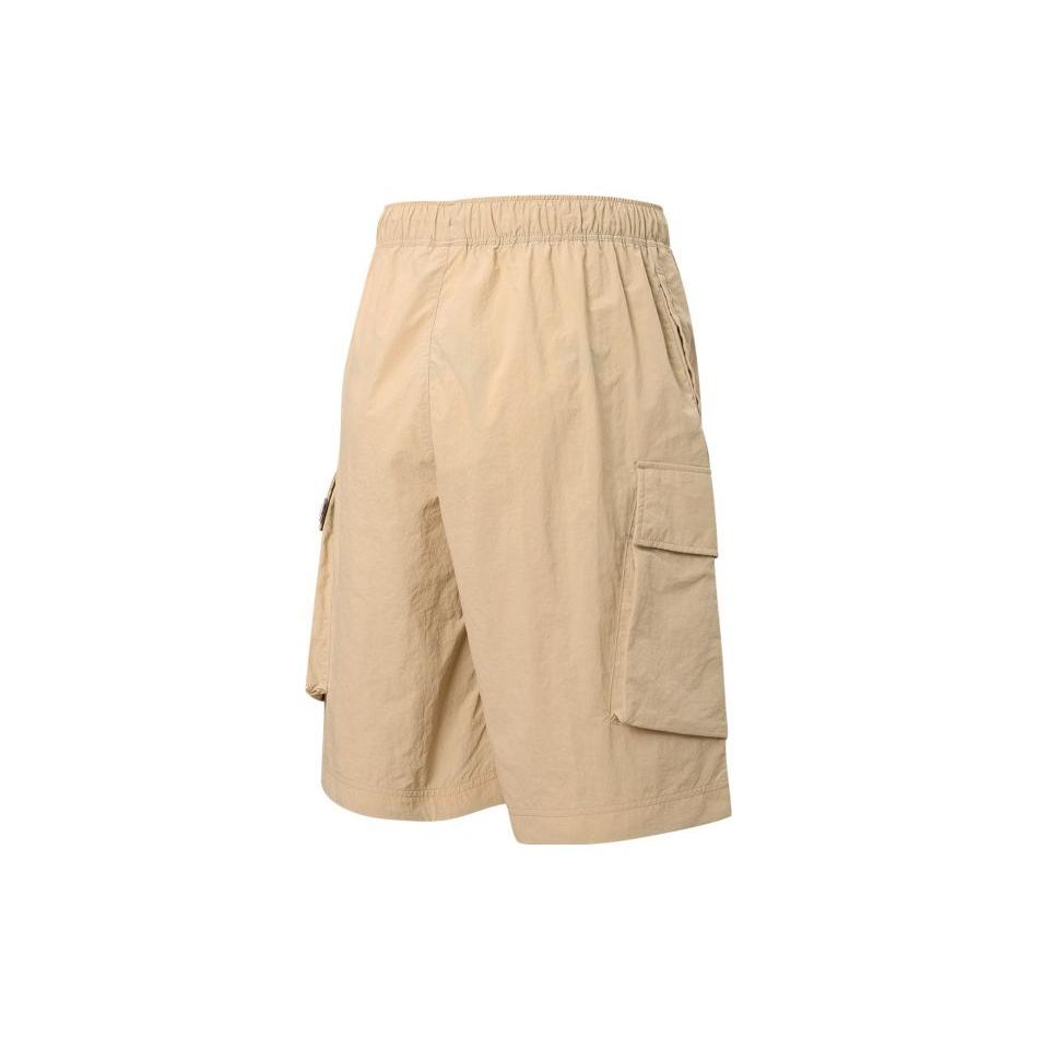 Puma Select Mmq Series Solid Color Large Pocket Work Shorts Unisex Shorts Khaki 536541-67