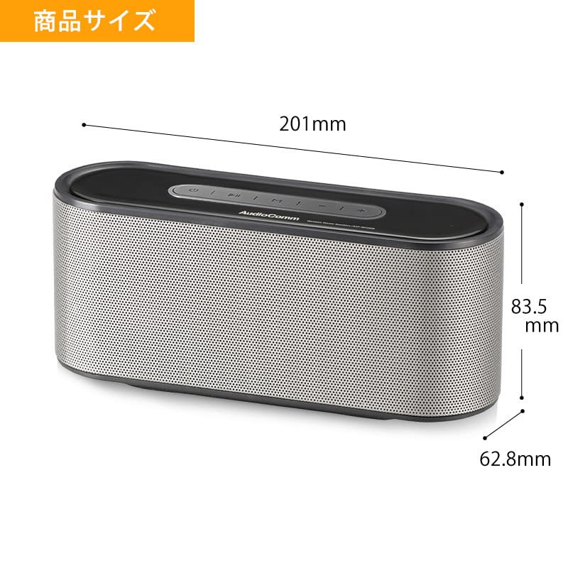 OHM AudioComm Wireless Stereo Speaker ASP-W720N 03-2194 OHM