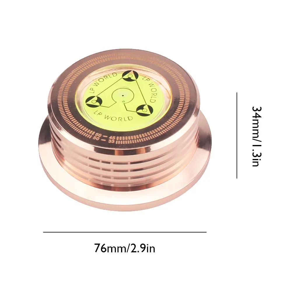 50Hz LP Disc Stabilizer Metal Vinyl Turntable Weight Clamp for Record Player Accessories Aluminum Alloy Weight Clamp Stabilizer