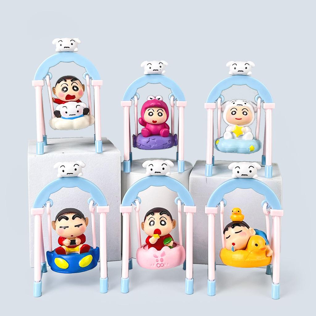 Crayon Shinchan Swing Series Pvc Collectible Toy For Fans And Kids