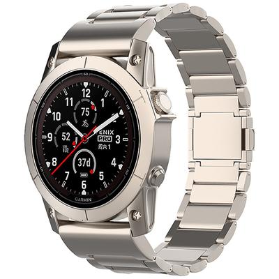 For Garmin Fenix 7/Forerunner 965/955/945/935 Watch Band 22mm Magnetic Clasp Metal Titanium Alloy Strap