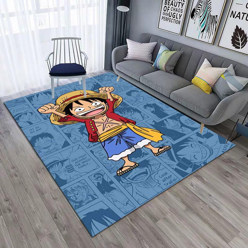 Starring the Japanese cartoon ONE PIECE Monkey D. Luffy carpet is suitable for living room and bedroom doormats office balcony decorative carpet V21