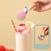 Stainless Steel Dual-Purpose Ice Cream Scoop Ice Cream Scooper Multifunctional Fruit Scoop Kitchen Supplies