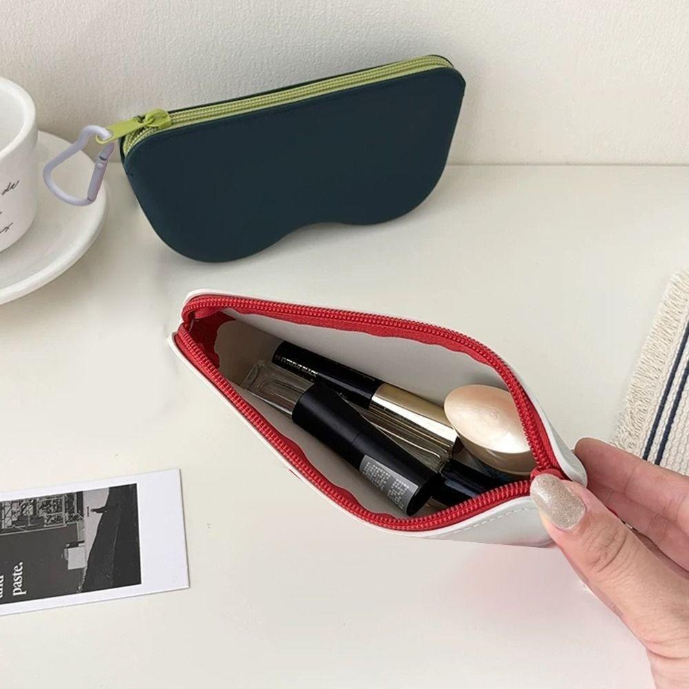 Portable Multifunctional Glasses Bag Waterproof Silicone Small Items Bags Dustproof Coin Purse